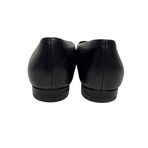 Vince Isabel Women's Shoes Pump Black Leather Pointed Slip On Office Size 5 - Picture 4 of 8